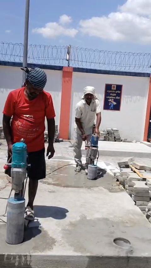 Concrete Floor Core Drilling — core drilling by Vignesh Core Cutting, Madurai